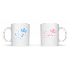 Valentin napi páros (2db) bögre 1. King és Queen