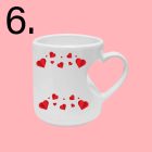 Valentin napi szív bögre 1.