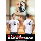 Karate mintás fehér pamut póló 1-10