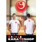 Karate mintás fehér pamut póló 1-10