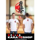 Karate mintás fehér pamut póló 1-10
