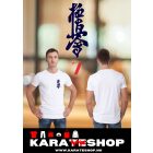 Karate mintás fehér pamut póló 1-10