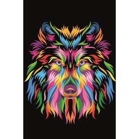 Egyedi vászonkép - Wolf