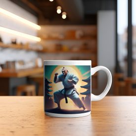 Karatés bögre (gru)