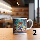 Karatés bögre (mancs őrjárat)