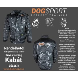 DOGSPORT kiképző kabát (Bélelt, terep)