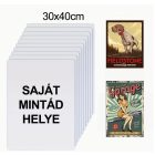 Egyedi fémtábla tervezés - egyéni