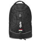 Karatés hátizsák (kanji+zászló)