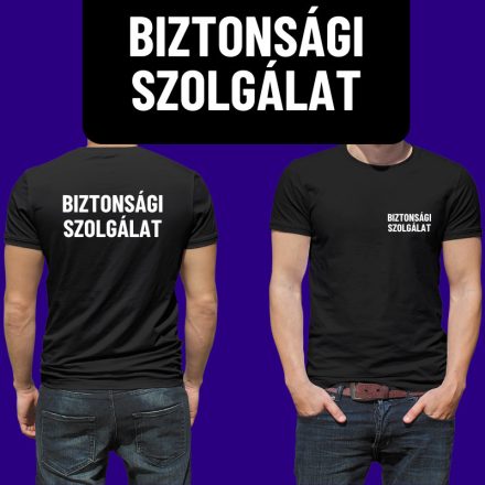 BIZTONSÁGI SZOLGÁLAT póló