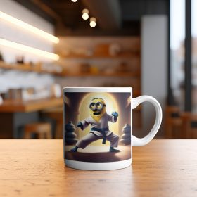 Karatés bögre (minion)