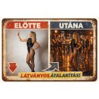 Egyedi fantázia fémtábla 