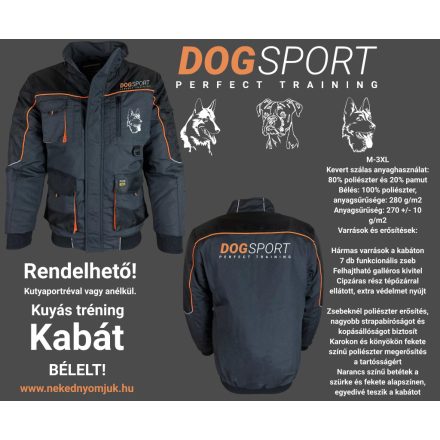 DOGSPORT kiképző kabát (Bélelt)