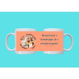 Barátnős bögre egyedi mintával 3
