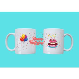 Szülinapos bögre - Happy Birthday