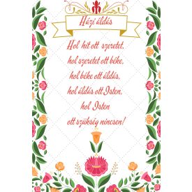 Fém tábla - házi áldás6