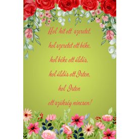 Fém tábla - házi áldás4