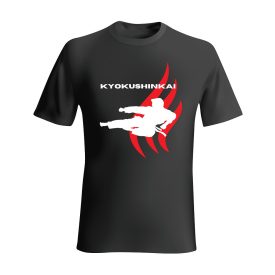 Karatés pamut póló - kyokushinkai1