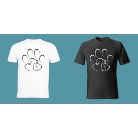 Állatmintás póló - cicás 9