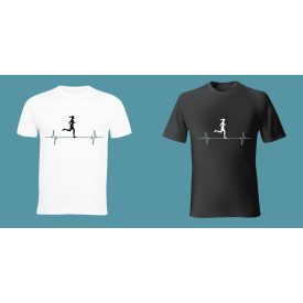 Sportmintás póló - futás1.1