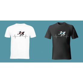 Sportmintás póló - futás1.3